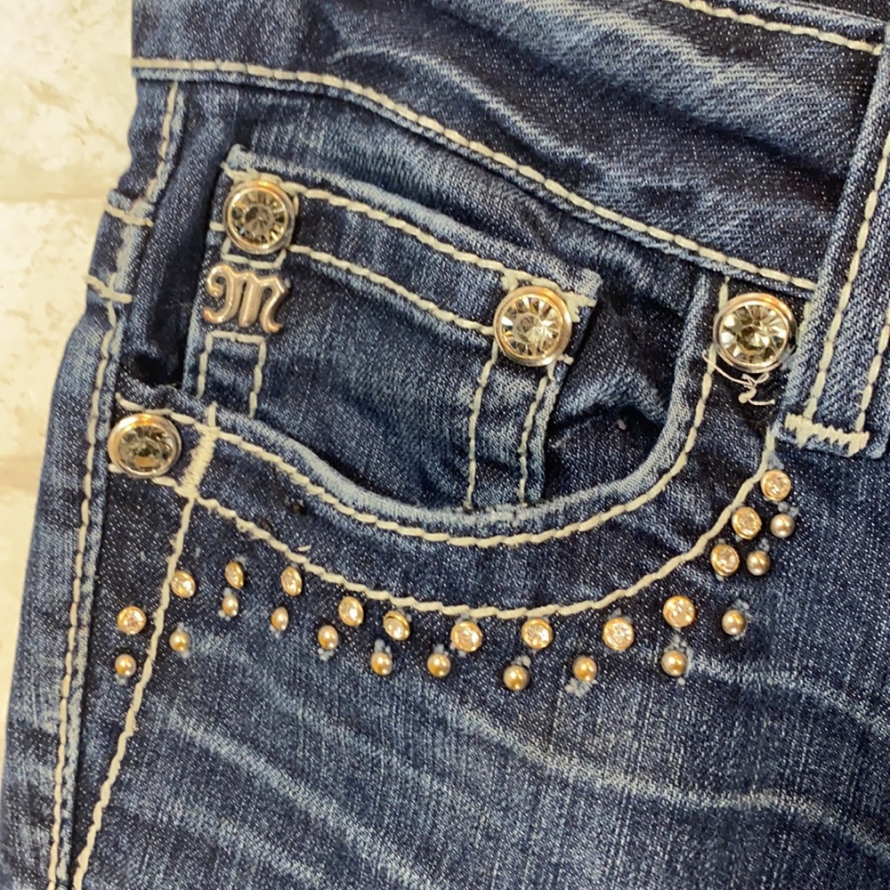 Miss me embellished boot jeans size 27 - Picture 6 of 16